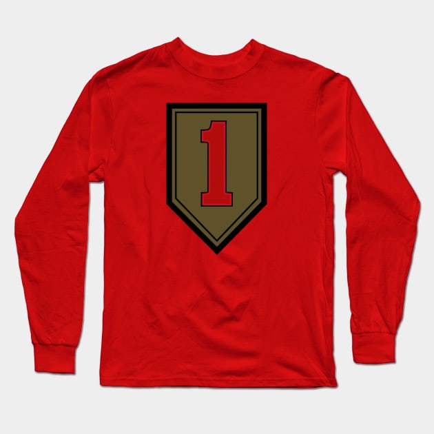 1st Infantry Division Long Sleeve T-Shirt by TCP